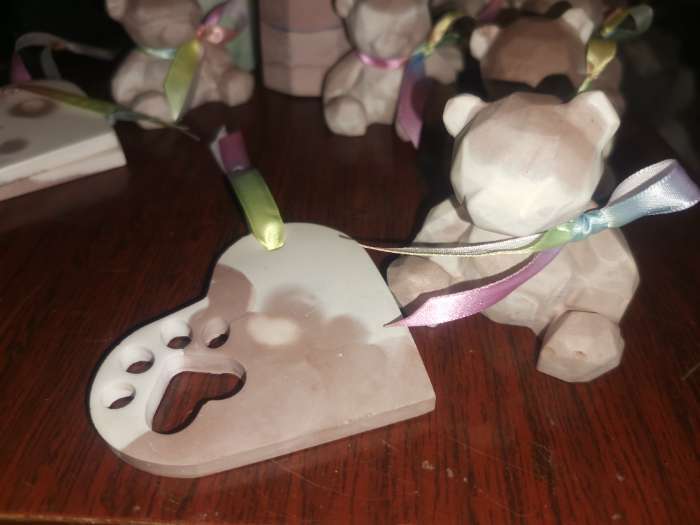 Фотография покупателя товара Молд силиконовый «Сердечко с лапкой» 10×8×1.1 см - Фото 1