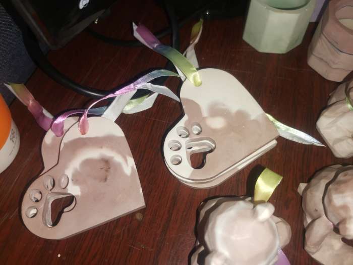 Фотография покупателя товара Молд силиконовый «Сердечко с лапкой» 10×8×1.1 см - Фото 2