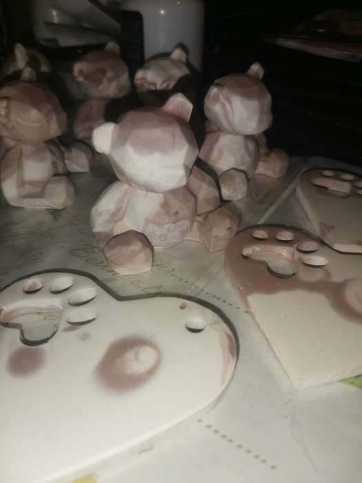 Фотография покупателя товара Молд силиконовый «Сердечко с лапкой» 10×8×1.1 см - Фото 3