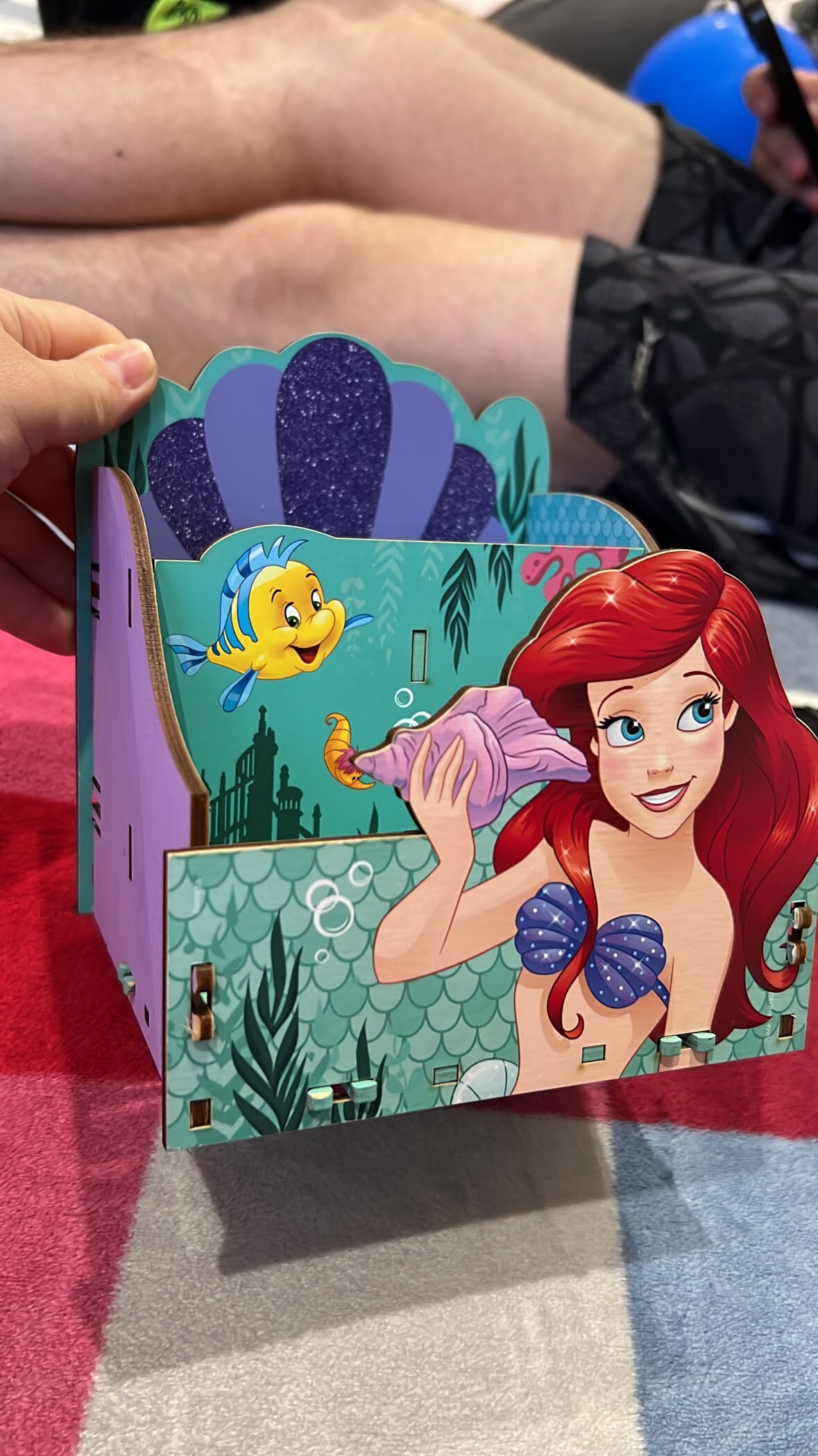 Фотография покупателя товара Органайзер для канцелярии, 14×14×16 см, «Принцессы» - Фото 1