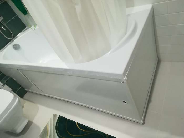 Фотография покупателя товара Экран боковой для ванны Cersanit универсальная-70, тип 3, цвет белый - Фото 2