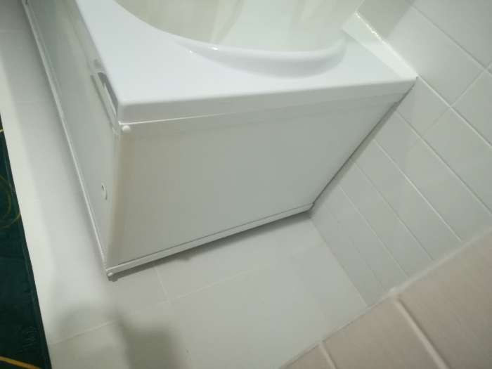 Фотография покупателя товара Экран боковой для ванны Cersanit универсальная-70, тип 3, цвет белый - Фото 1