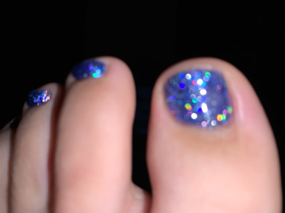 Фотография покупателя товара Гель-лак для ногтей "Искрящийся бриллиант", трёхфазный LED/UV, 10мл, цвет 003 синий
