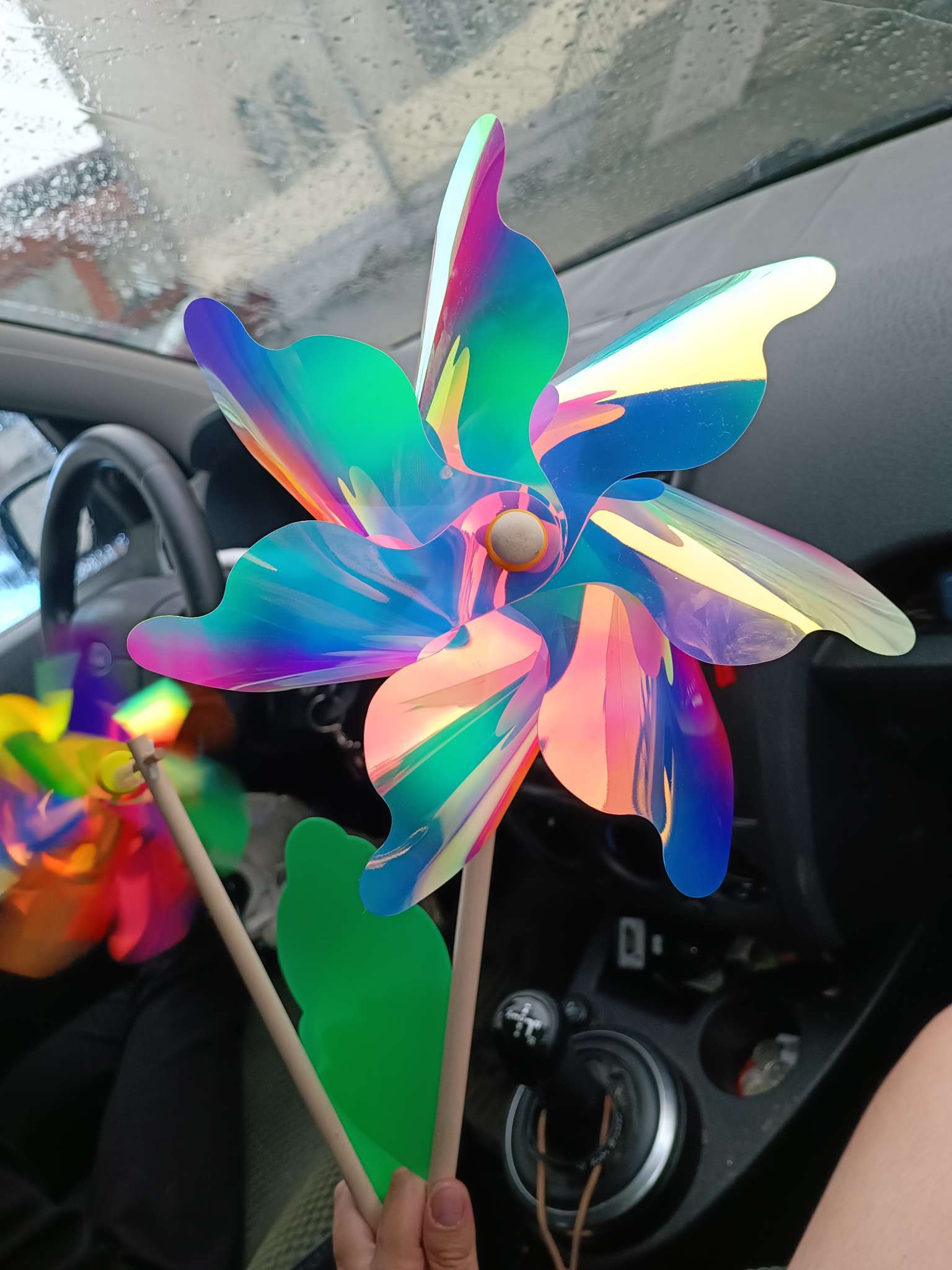 Фотография покупателя товара Ветерок - штекер «Тройной» 9×18 см, длина 39 см, МИКС - Фото 2