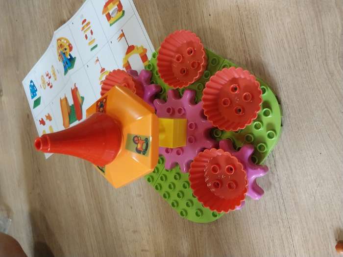 Фотография покупателя товара Конструктор UNICON «Ярмарка», наклейки в наборе, 69 деталей - Фото 4