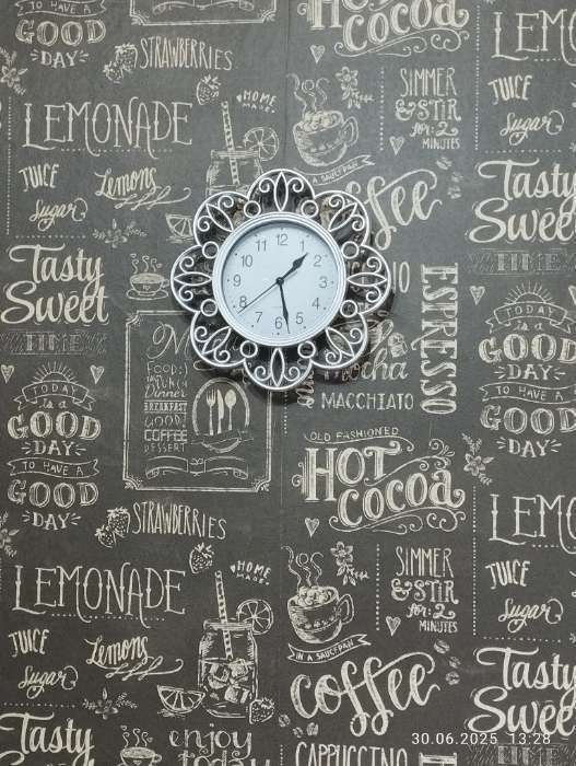 Фотография покупателя товара Часы настенные интерьерные «Арезон», дискретный ход, d=25 см, АА - Фото 1