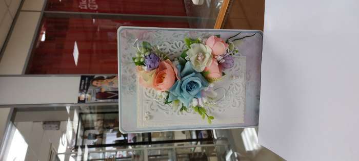 Фотография покупателя товара Букет искусственный «Роза леди с крупными листьями», 26 см, МИКС - Фото 2