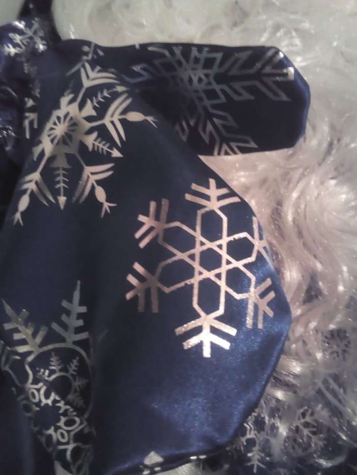 Фотография покупателя товара Карнавальный костюм «Дед Мороз», сатин, р. 54-56, цвет синий