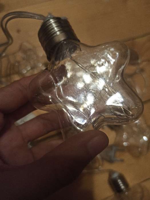 Фотография покупателя товара Гирлянда «Нить» 3 м с насадками «Лампочки кристалл», IP20, прозрачная нить, 80 LED, свечение белое, 8 режимов, 220 В - Фото 25
