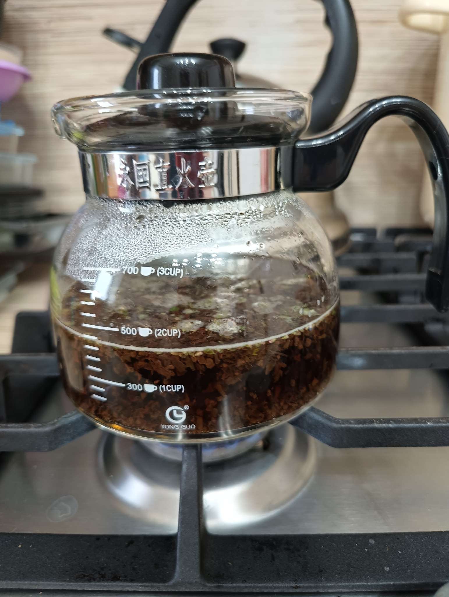 Фотография покупателя товара Заварочный чайник «Чайные истории», 700 мл, дно d=12 см, термостойкое стекло, прозрачный - Фото 1