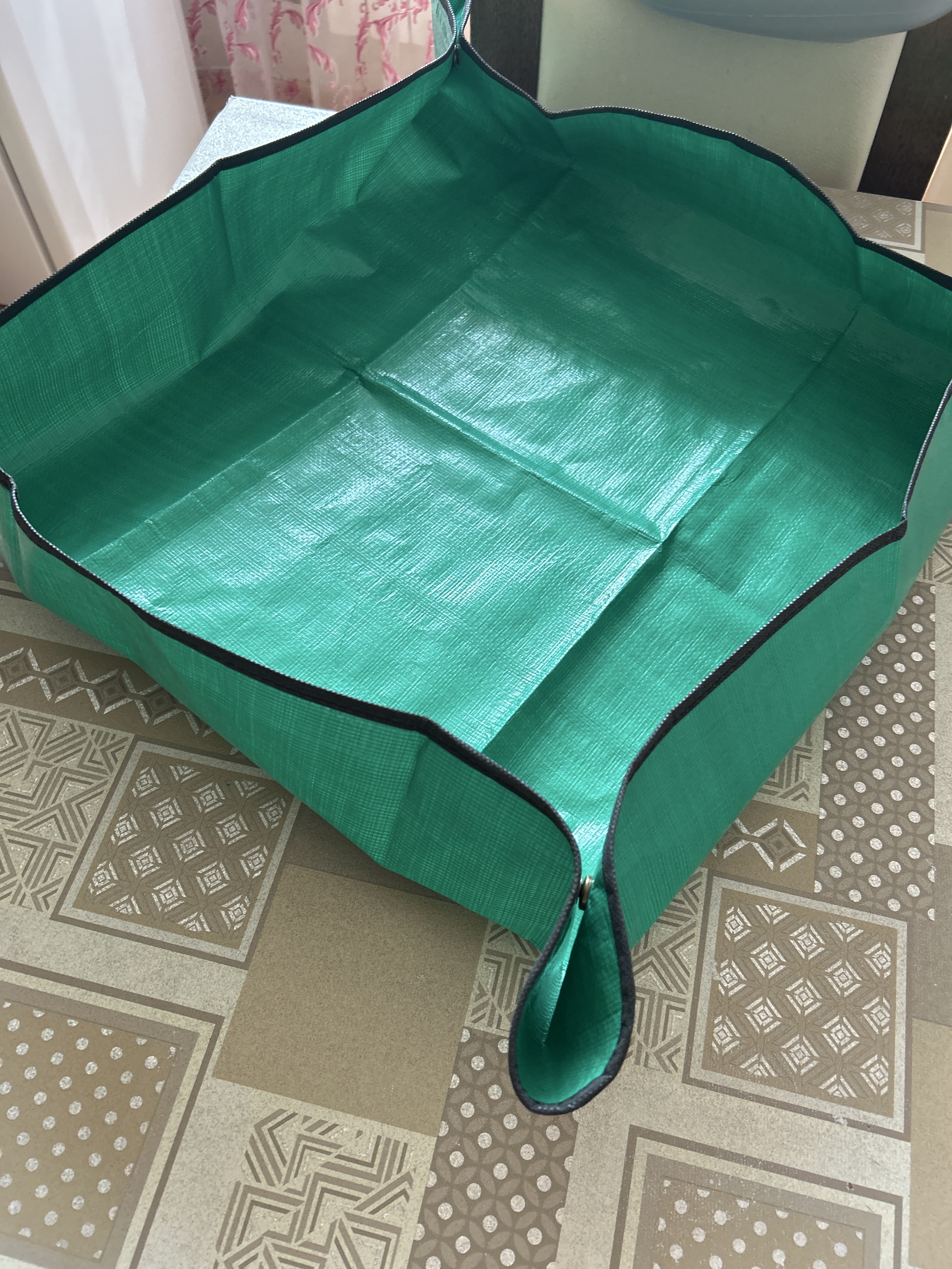 Фотография покупателя товара Коврик для пересадки растений, пластик, 67 × 67 см, Greengo - Фото 1