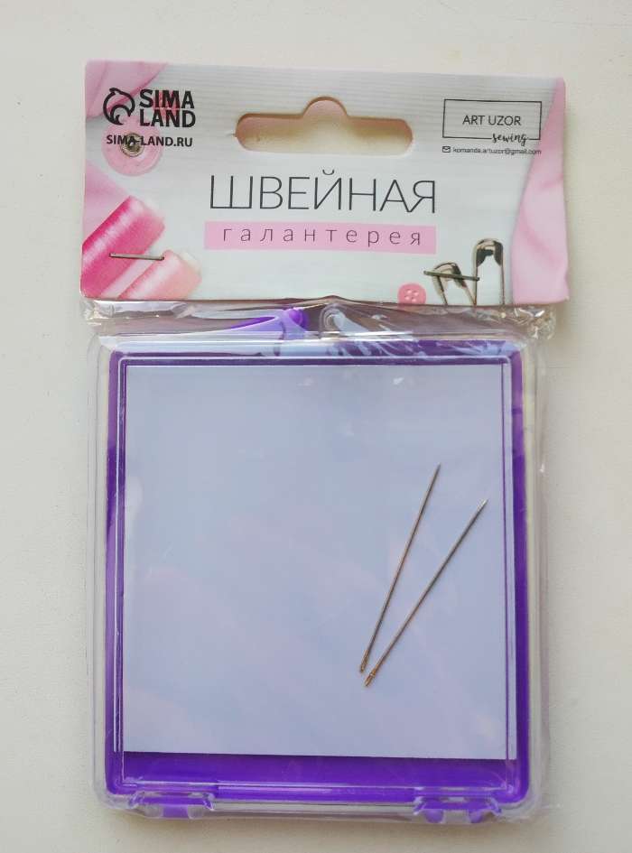 Фотография покупателя товара Игольница магнитная, с иглами, 7 × 8 см, цвет МИКС