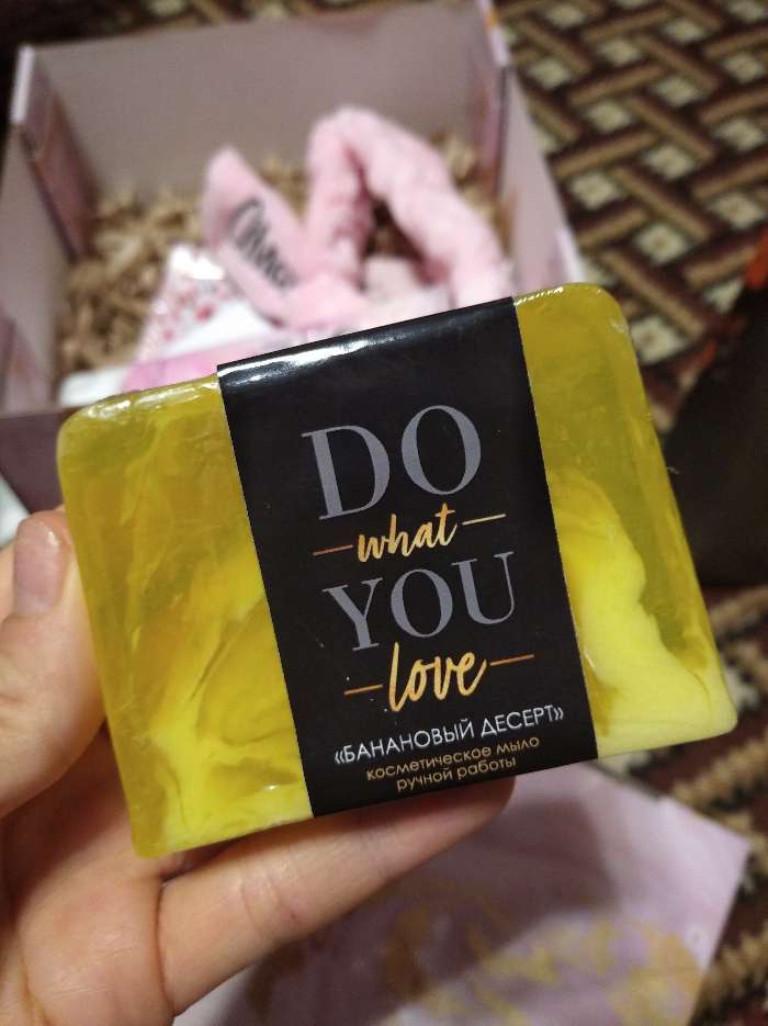 Фотография покупателя товара Мыло для рук «Do what you love», 100 г, аромат банан, BEAUTY FOX