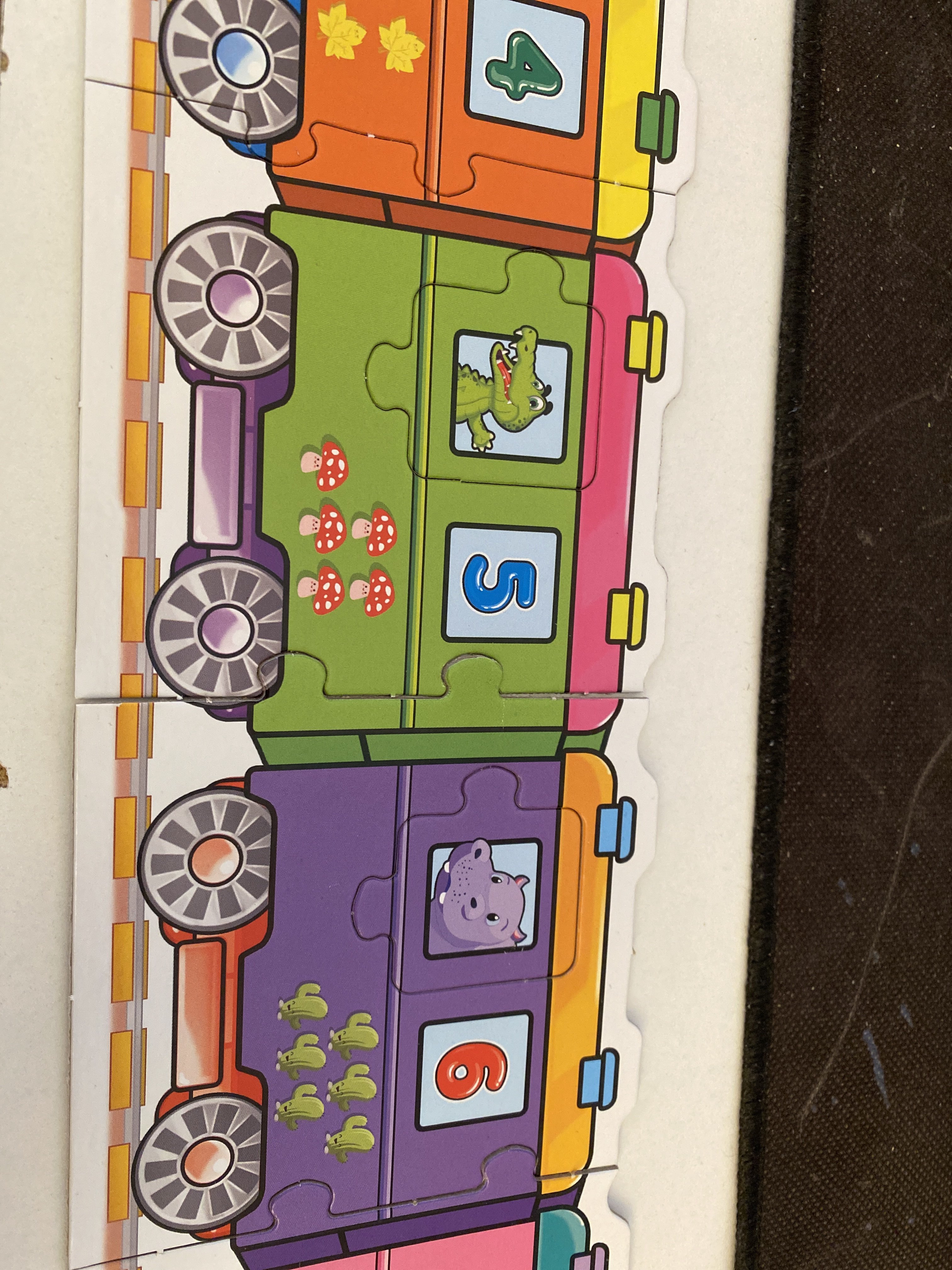Фотография покупателя товара Игра-пазл «Умный паровозик. Учим цвета и цифры» - Фото 3