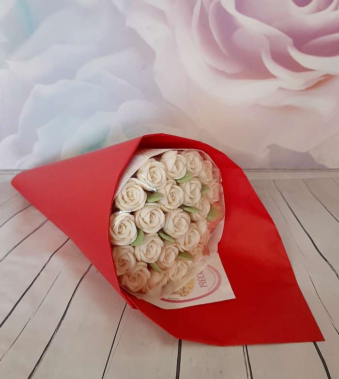 Фотография покупателя товара Бумага для декора и флористики, крафт, двусторонняя, светло-лиловая, розовая, однотонная, рулон 1шт., 0,5 х 10 м - Фото 6