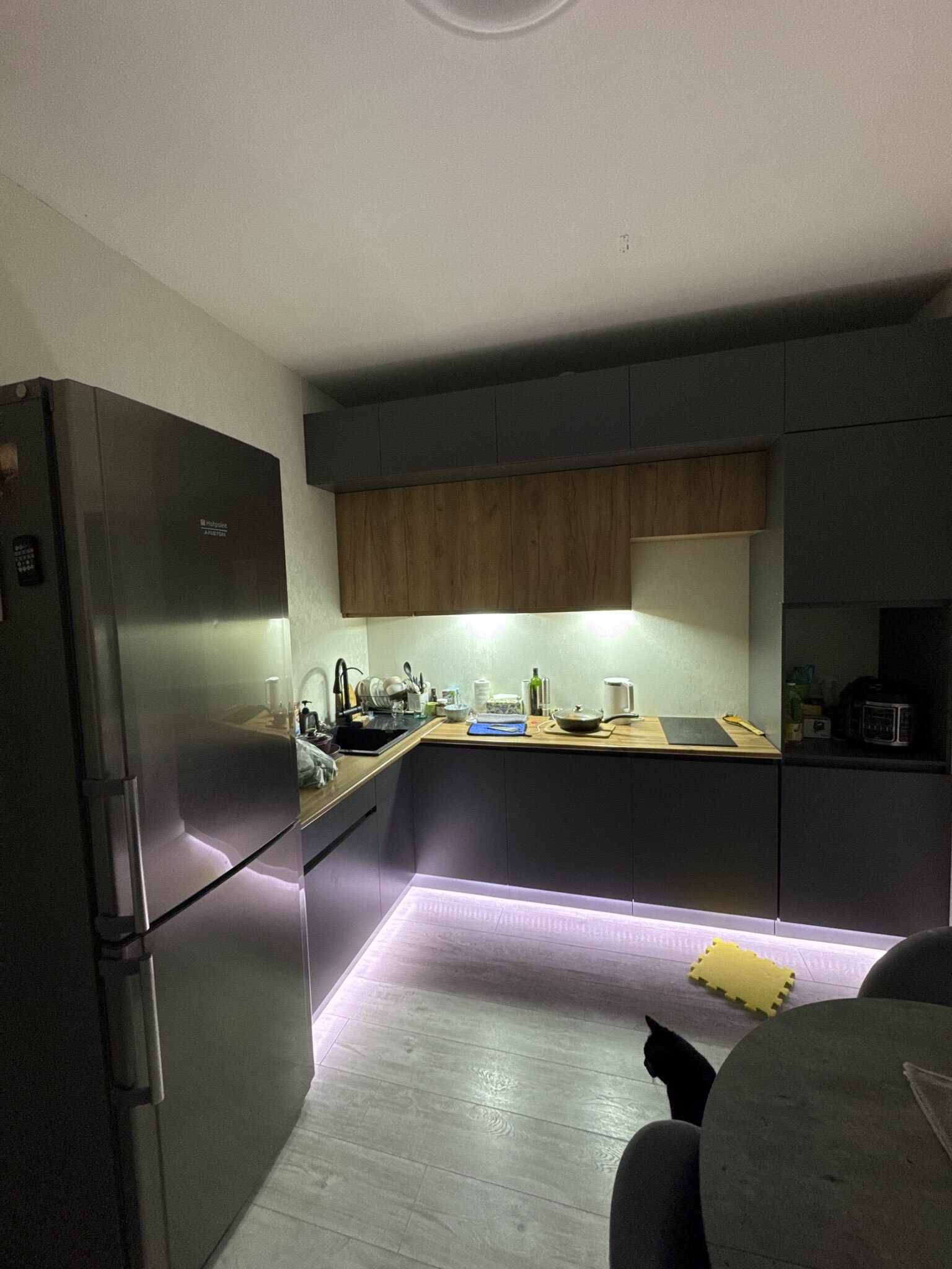 Фотография покупателя товара Кухонный гарнитур в потолок «Виктория», 3000 мм, цвет графит - Фото 100