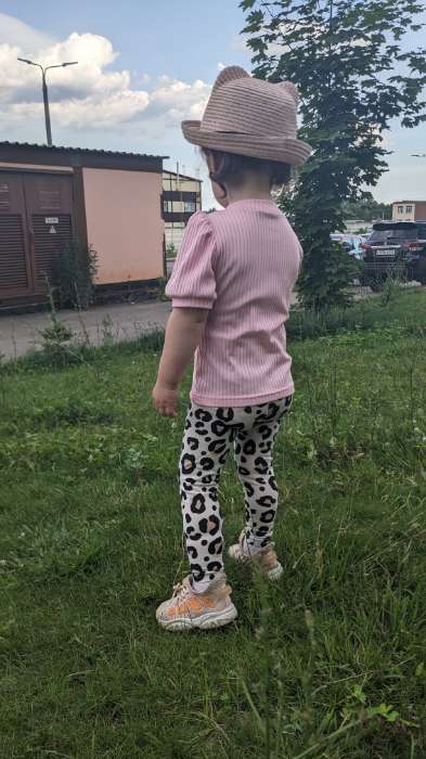 Фотография покупателя товара Легинсы (лосины) детские KAFTAN Trendy, размер 34 (122-128 см) - Фото 1