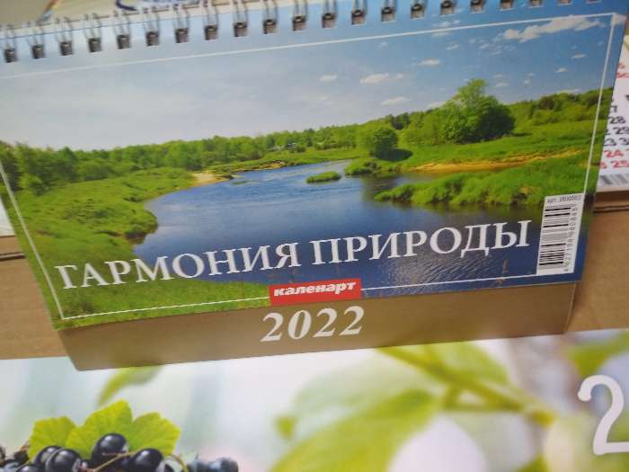 Фотография покупателя товара Календарь домик "Гармония природы" 2022год, 20х14 см - Фото 2