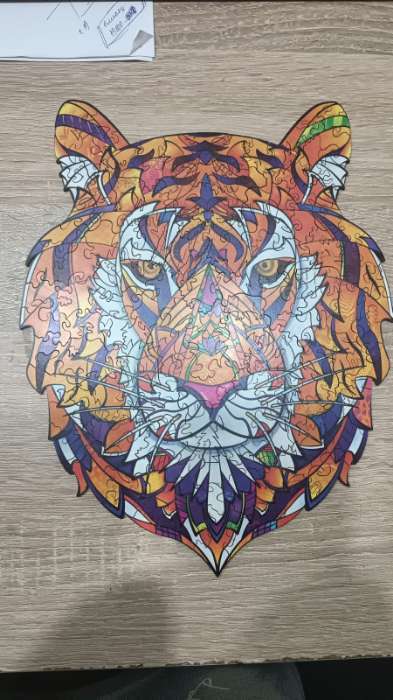 Фотография покупателя товара Пазл фигурный деревянный Imperial Lion, размер 22×26 см, 183 детали - Фото 20