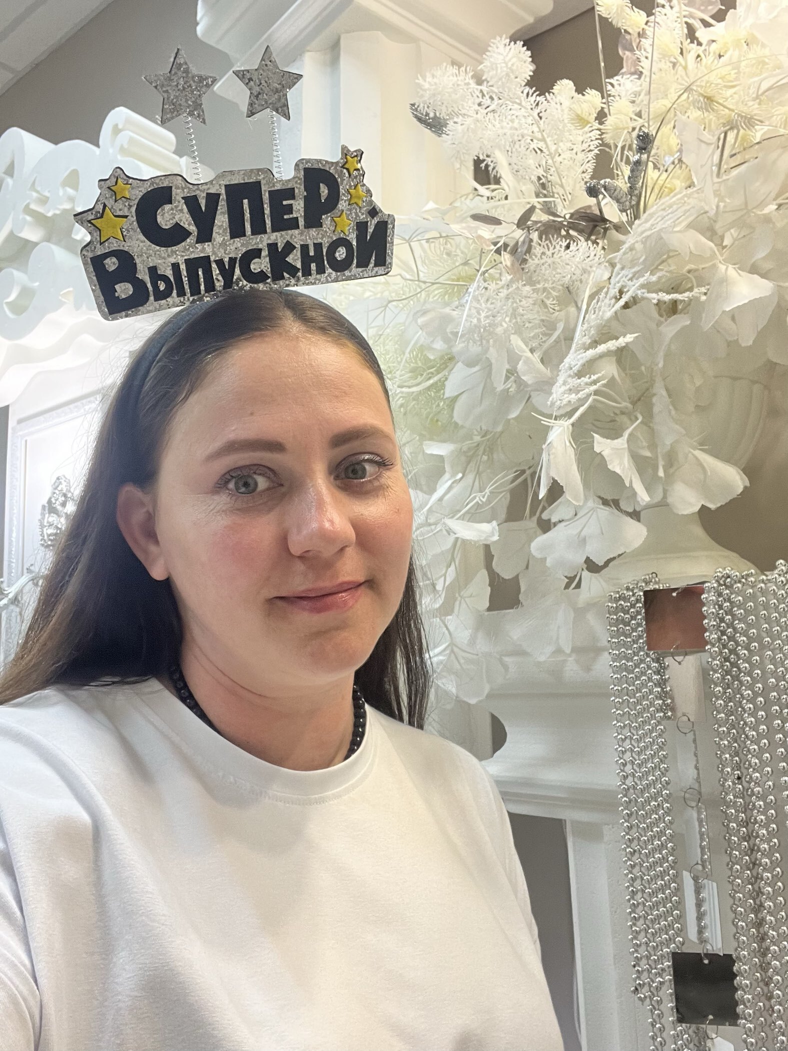 Фотография покупателя товара Ободок на выпускной «Супервыпускной», фетр - Фото 1