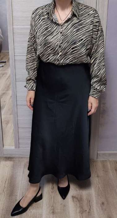 Фотография покупателя товара Блузка женская, цвет экрю, принт зебра, размер 44 - Фото 2