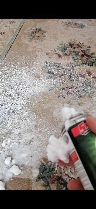 Фотография покупателя товара Активная пена Carpet Shampoo для чистки ковров, мягкой мебели и текстиля, 400 мл - Фото 11