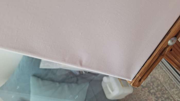 Фотография покупателя товара Холст на подрамнике, хлопок 100%, 1.6×50×80 см, акриловый грунт, мелкозернистый, 280 г/м² - Фото 1