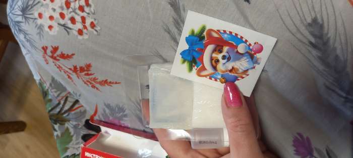 Фотография покупателя товара Мыло с картинкой своими руками на новый год «Очаровательный корги», набор для творчества - Фото 4