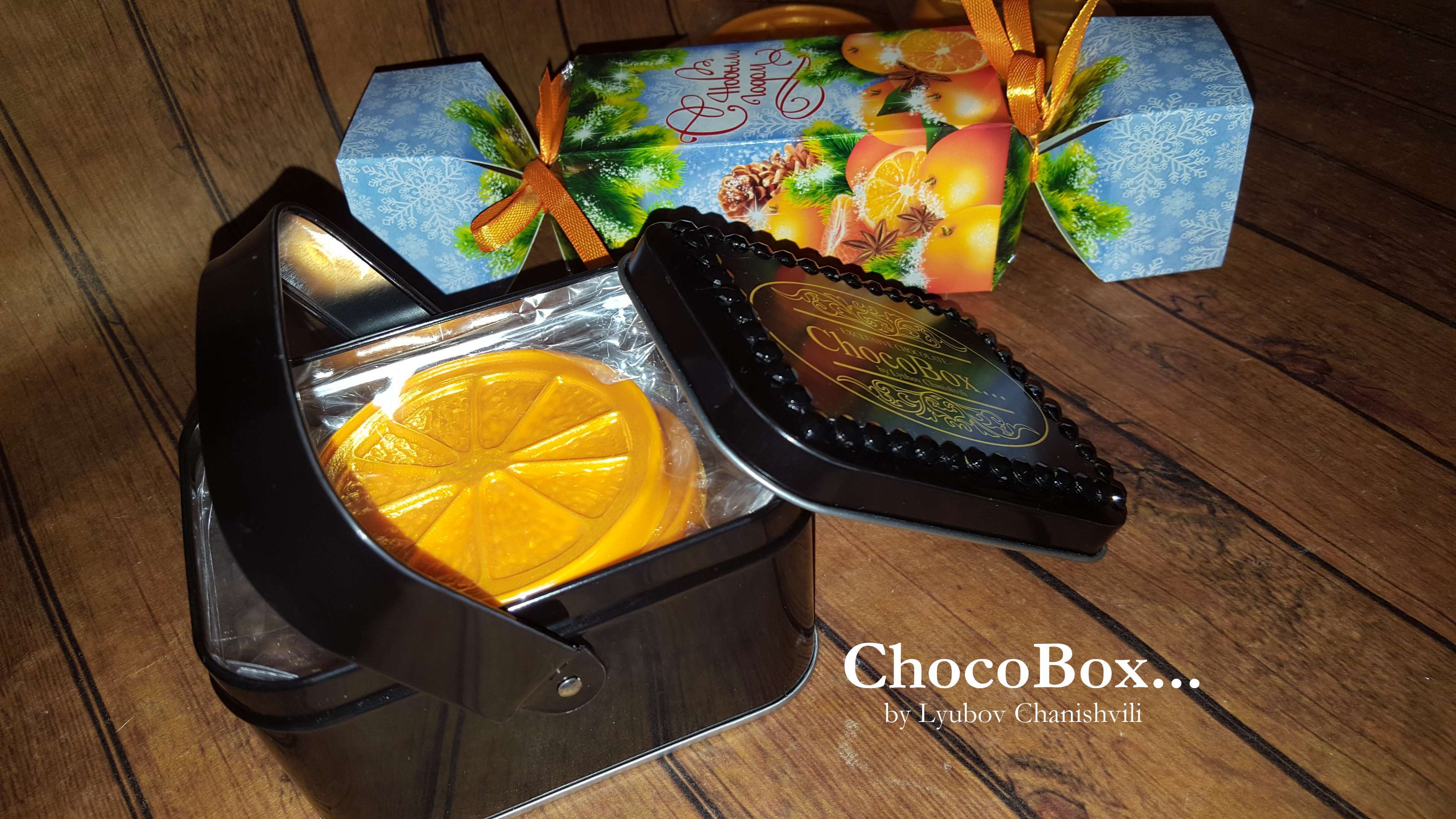 Фотография покупателя товара Складная коробка‒конфета «Апельсинки», 11 × 5 × 5 см - Фото 3