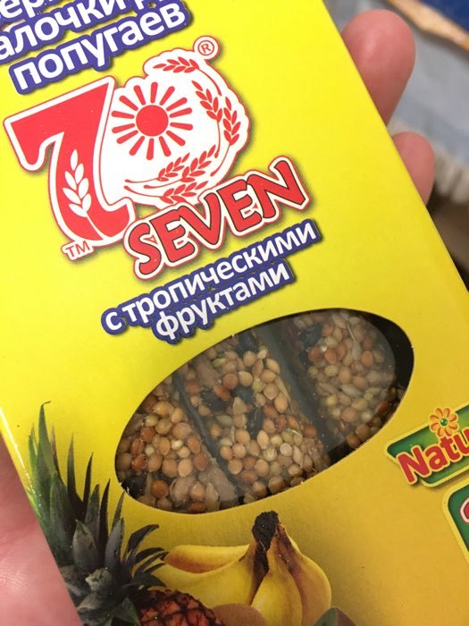 Фотография покупателя товара Палочки Seven Seeds для попугаев, тропические фрукты, 3 шт, 90 г - Фото 2