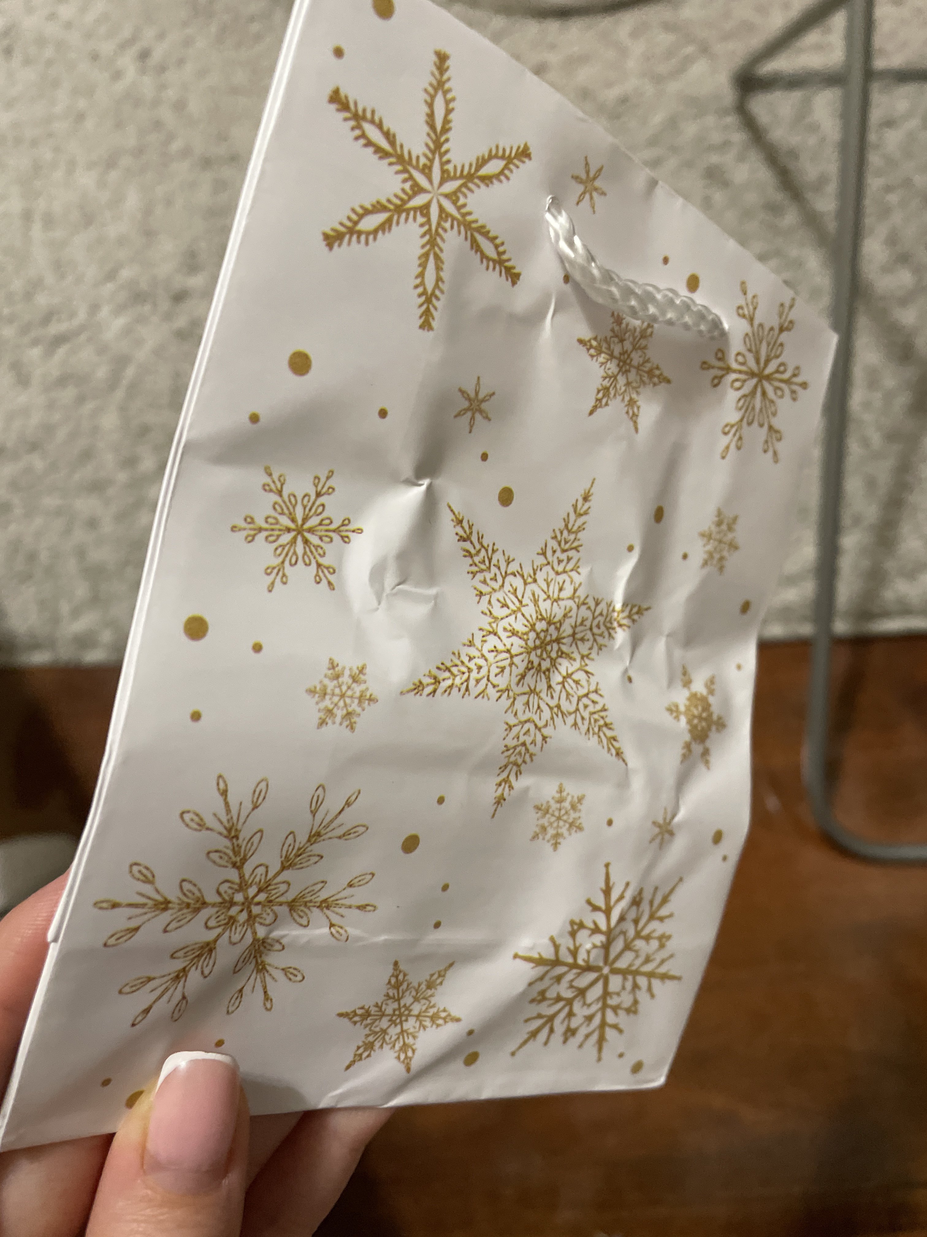 Фотография покупателя товара Пакет ламинированный вертикальный «Снежинки», S 11,5 × 14,5 × 5,5 см - Фото 4