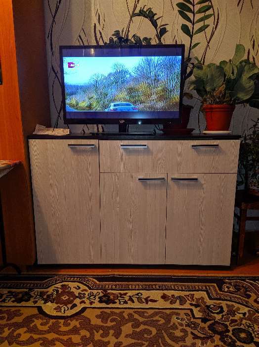 Фотография покупателя товара Комод Стандарт-4, 1200х460х828, Венге/Лоредо - Фото 6