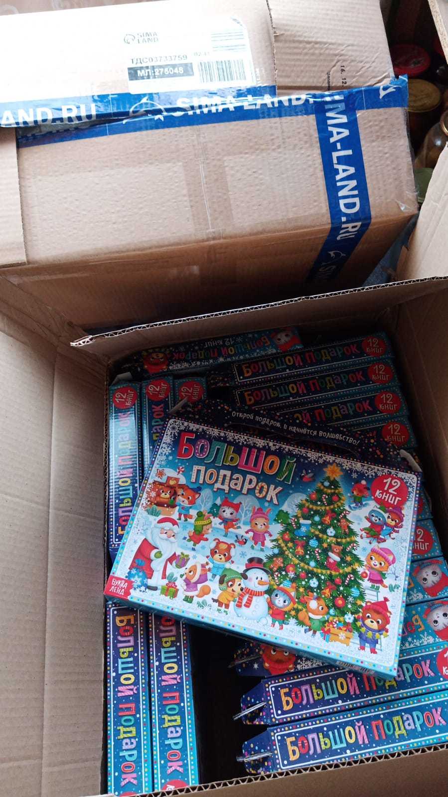 Фотография покупателя товара Новогодний набор 2022 «Буква-Ленд», 12 книг в подарочной коробке - Фото 364