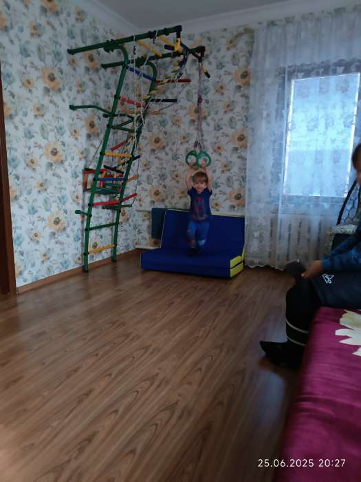 Фотография покупателя товара Мат ONLYTOP, 100×150×8 см, 2 сложения, МИКС - Фото 1