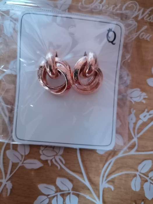 Фотография покупателя товара Серьги металл «Фьюче» круги плетения, цвет серебро - Фото 2