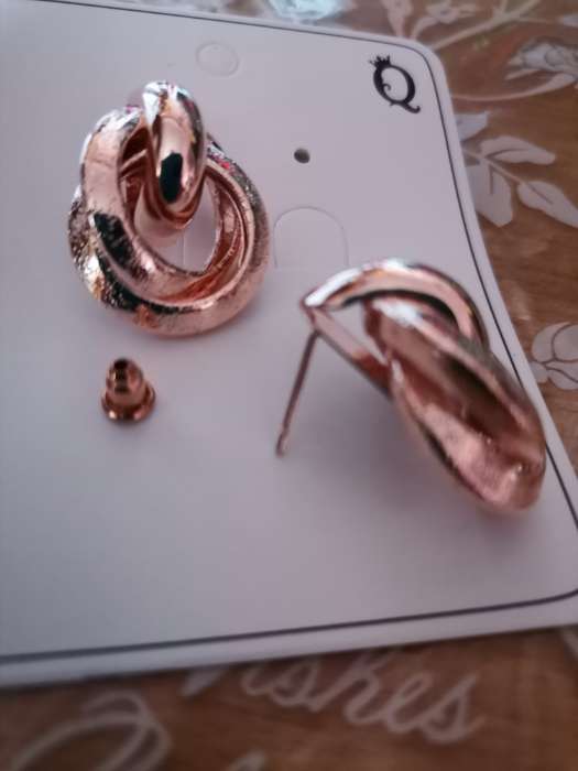 Фотография покупателя товара Серьги металл «Фьюче» круги плетения, цвет серебро - Фото 1