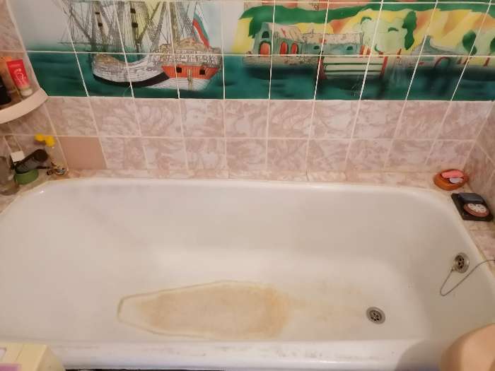 Фотография покупателя товара Эмаль для восстановления покрытия ванн "Ренессанс", 800 г, белая - Фото 3