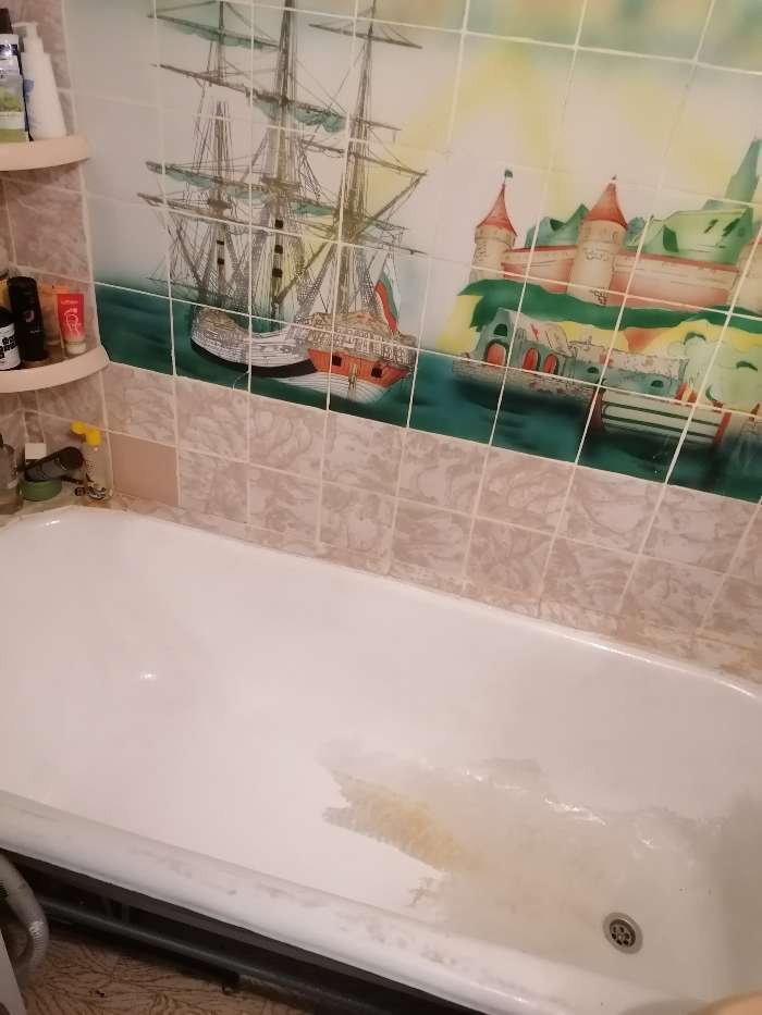 Фотография покупателя товара Эмаль для восстановления покрытия ванн "Ренессанс", 800 г, белая - Фото 2