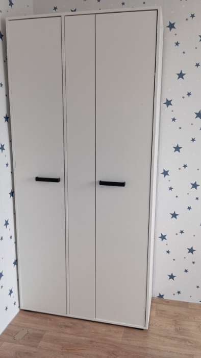 Фотография покупателя товара Шкаф трехстворчатый «Ника», 1000×430×2100 мм, цвет белый - Фото 1