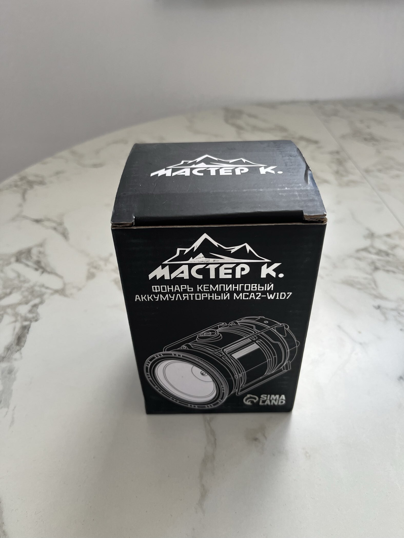 Фотография покупателя товара Фонарь кемпинговый аккумуляторный "Мастер К.", 1800 мАч, 7 LED, солнечная батарея, черный - Фото 1