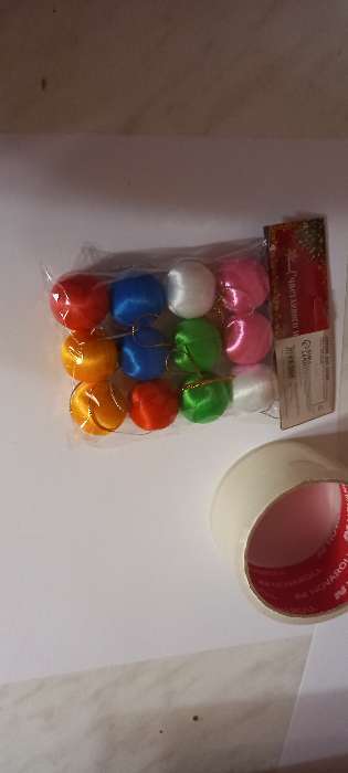 Фотография покупателя товара Набор шаров пластик d-3 см, 12 шт "Текстильный глянец" микс - Фото 8