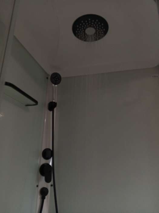 Фотография покупателя товара Душевая кабина Domani-Spa Simple 99 high, поддон 45 см, белые стенки, 90×90 см - Фото 5