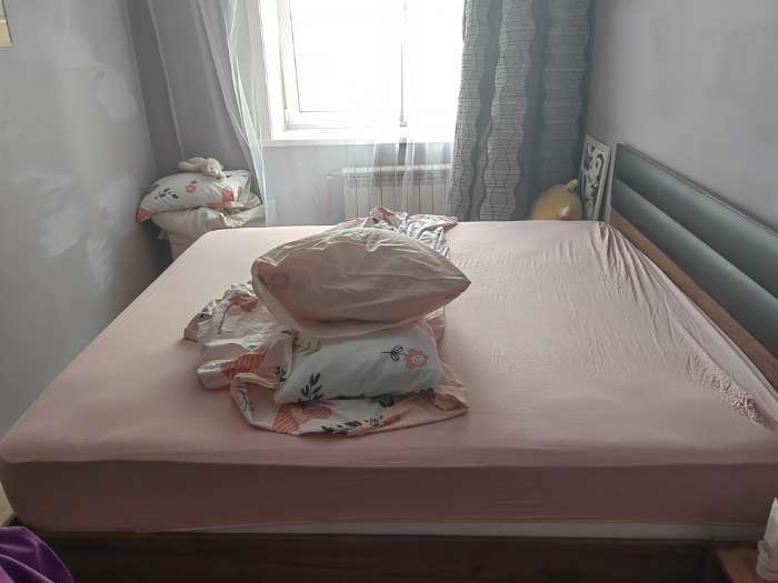 Фотография покупателя товара Простыня на резинке SL Home Modal 180×200+30 см, розовая - Фото 1