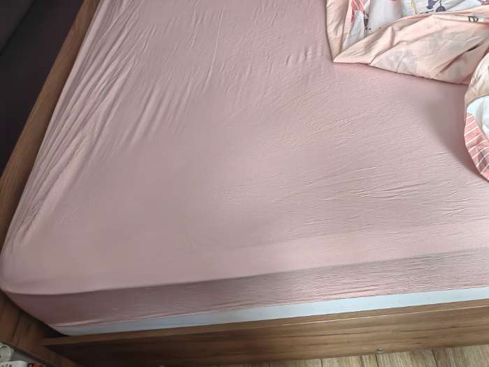 Фотография покупателя товара Простыня на резинке SL Home Modal 180×200+30 см, розовая - Фото 3