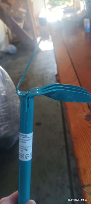 Фотография покупателя товара Мотыжка комбинированная, длина 40 см, 3 зубца, металлический черенок - Фото 13