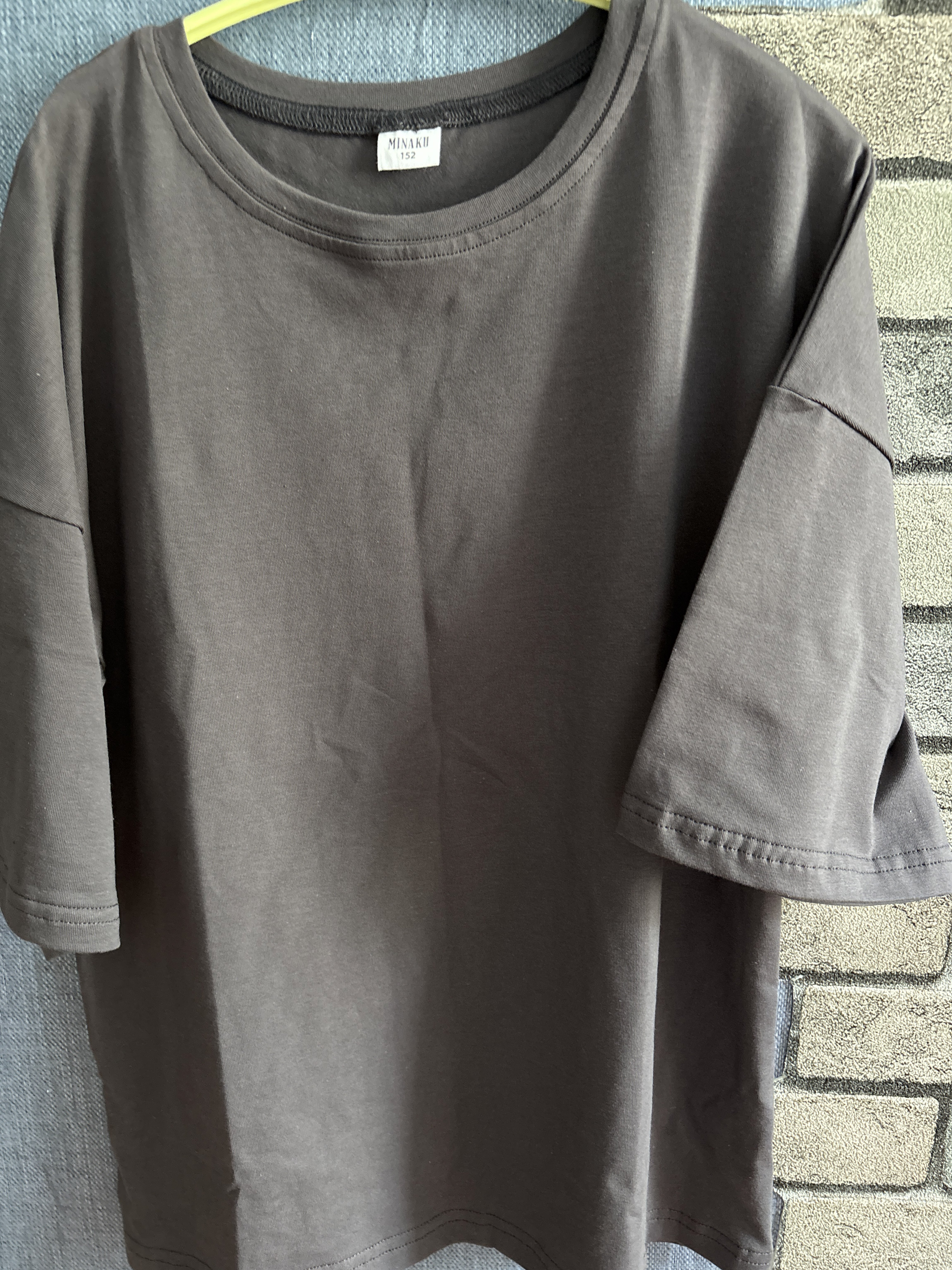 Фотография покупателя товара Футболка детская MINAKU Basic line kids, графитовая, рост 110 см - Фото 2