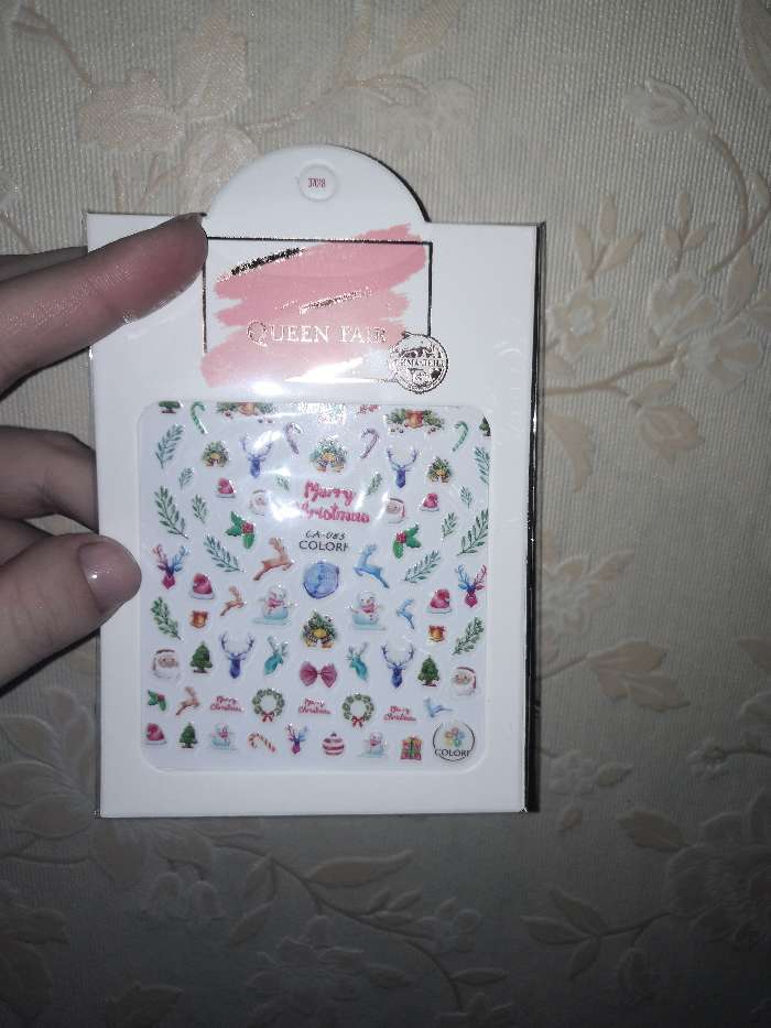 Фотография покупателя товара Наклейки для ногтей «Праздничное ассорти» - Фото 2