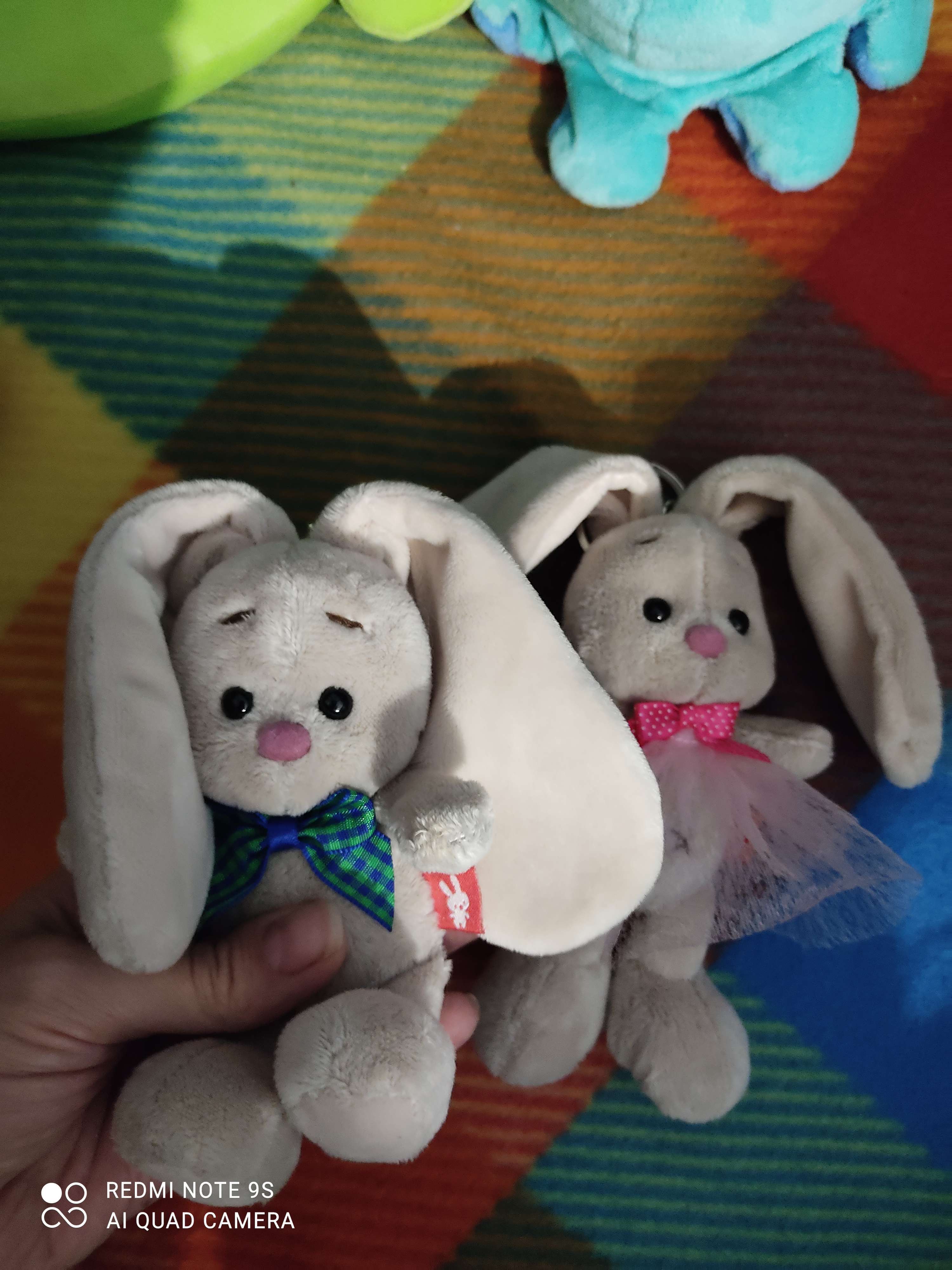 Фотография покупателя товара Мягкая игрушка-брелок «Зайка Ми в розовой юбке и с бантиком», 14 см