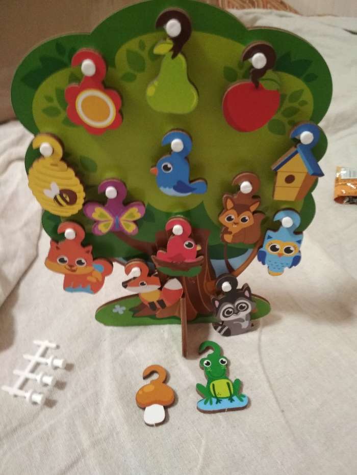 Фотография покупателя товара Игрушка с крючками «Лесное дерево»