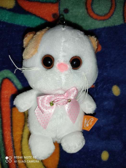 Фотография покупателя товара Мягкая игрушка-брелок «Кошечка Ли Ли с розовым бантиком», 12 см